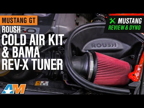 2015-2017 Mustang GT Roush Cold Air Kit & Bama Rev-X Tuner Review & Dyno