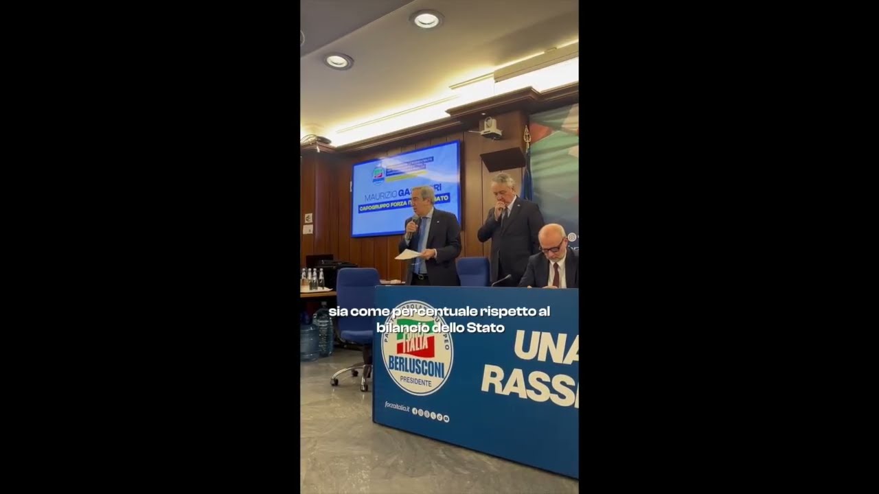 GASPARRI: “GRAZIE AL GOVERNO DI CENTRODESTRA, LA SPESA PUBBLICA IN SANITÀ AI MASSIMI STORICI”