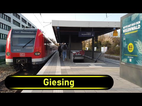 S-Bahn Station Giesing - Munich 🇩🇪 - Walkthrough 🚶