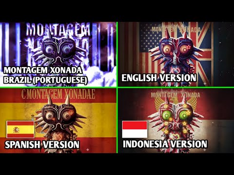 Montagem Xonada Original Vs Indonesia Vs English Vs Spanish Full Lyrics