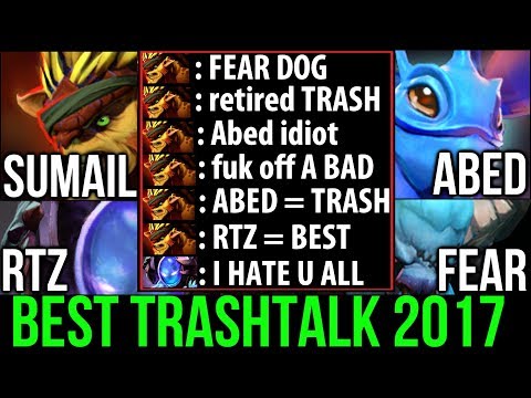 SumaiL Arteezy vs Abed Fear - Best TrashTalk Cancer Game Dota2