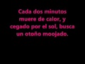 Cada dos minutos - Despistaos LYRICS 
