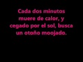 Cada dos minutos - Despistaos LYRICS 