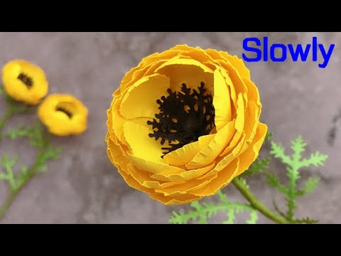 ABC TV | How To Make Paper Flower With Shape Punch #4 (Slowly)- Craft Tutorial