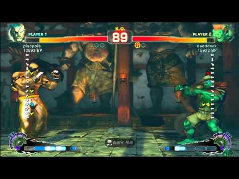 SSF4 Rank Match  piyoppia (SA)  vs  daeddook (BL)