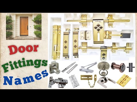 Names of Door Hardware Fittings / Door Hardware Fittings Vocabulary / Door Basics / 