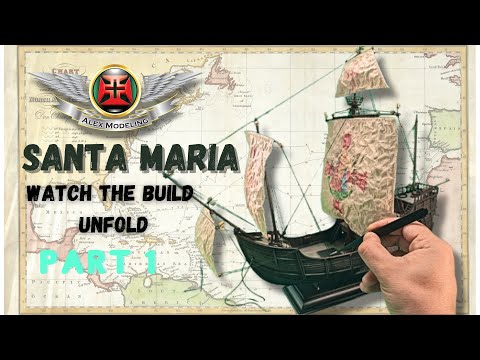 1:75 Scale Santa Maria Build, Ep. 1 #diy #epichistorytv #naval