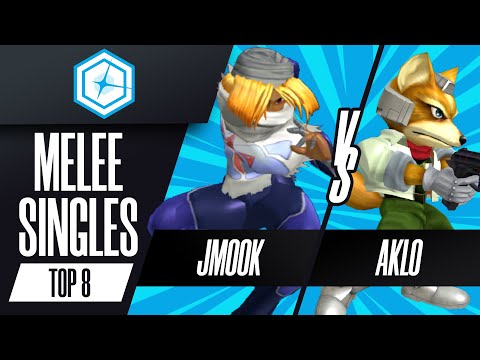 Jmook (Sheik) vs Aklo (Fox) - Melee Singles Top 8 - Shine 2023