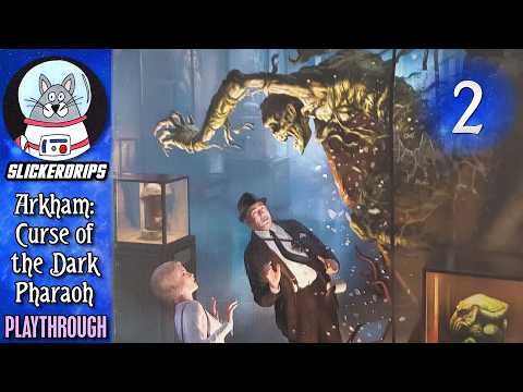 Arkham Horror: The Curse of the Dark Pharaoh | Playthrough Episode 2