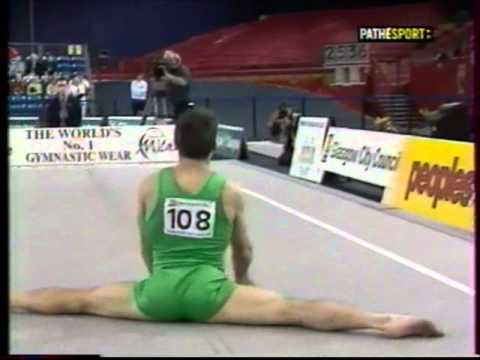 Jordan JOVTCHEV (BUL) floor - 2000 Glasgow Grand prix EF