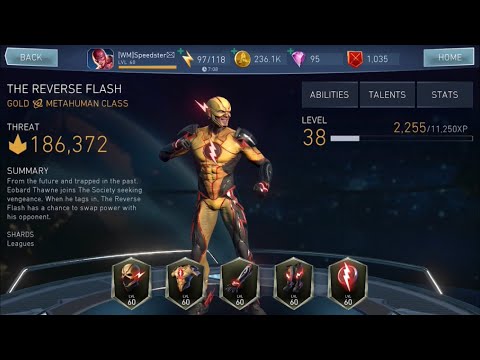 Injustice 2 Mobile, LVL 60 GEAR REVERSE FLASH