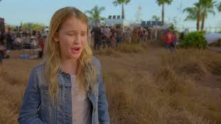 Geostorm Interview Talitha Bateman 2 video