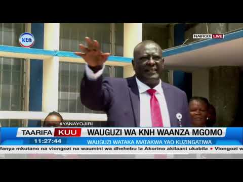 Mgomo wauguzi Hospitali ya Kenyatta wasababisha kusimama kwa huduma