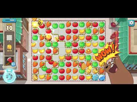 We Bare Bears Match3 Repairs Level 1444 - No Boosters