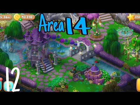 Gardenscapes area 14 day - 5 restored @AXOMJKGAMER