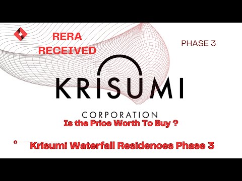 Krisumi WaterFall Residences Phase 3, 36A Dwarka Expressway Gurgaon | #krisumiwaterfallresidences