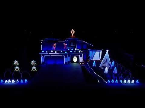 Richins Christmas Lights 2017 - Santa Clause is Comin' Drone Footage