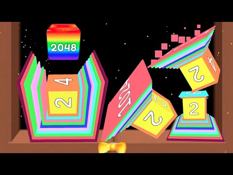 surround and merge vs 2048 cube rotator - 2048 ball Gameplay walkthrough mobile New Update part #1