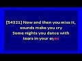 Frank Ocean Self Control Karaoke