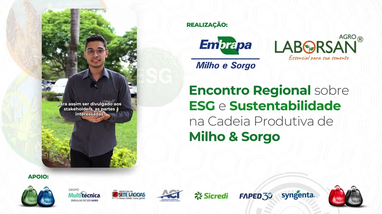 ESG no Agro: João Vitor, Líder de Qualidade da Laborsan Agro, destaca o impacto das certificações