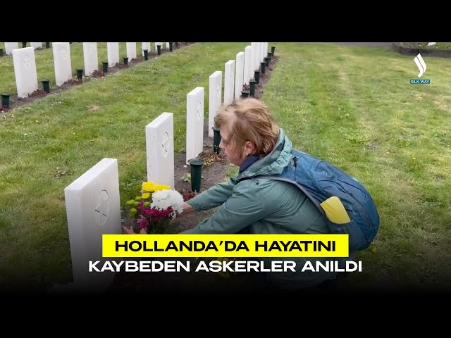 Hollanda’da hayatını kaybeden askerler anıldı