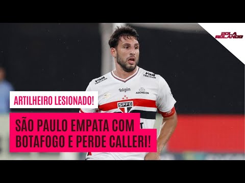 LESÃO NO JOELHO TIRA CALLERI DA TEMPORADA: BOLA ROLANDO ANALISA O EMPATE ENTRE BOTAFOGO E SÃO PAULO!