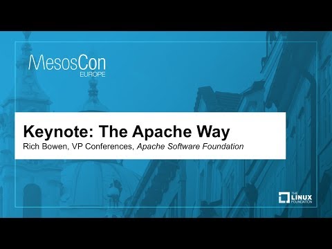 Keynote: The Apache Way - Rich Bowen, VP Conferences, Apache Software Foundation