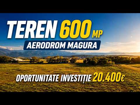 Video Teren 600 mp Aerodrom Magura | Oportunitate investiție 20.400€