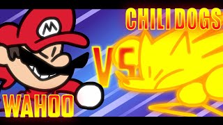 Speedrunner Mario VS Super Sonic (Fight scene from the 2.76M Sub Special) - SOMETHING VERSUS 🤼‍♂️