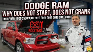 How to Fix Dodge Ram 1500, 2500, 3500 Not Starting – No Click, No Crank