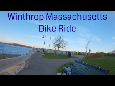 [4K] Bike Ride Belle Isle Boston Massachusetts to Winthrop Town Landing Winthrop Massachusetts
