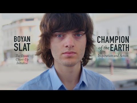 Dutch ocean crusader Boyan Slat awarded top global environmental prize for Inspiration and Action