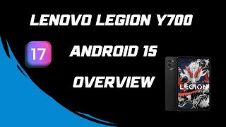 📱 Lenovo Legion Y700 (2023) - Android 15 Update! | Features