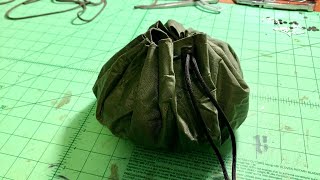 Making a Military Drybag Tinder Pouch