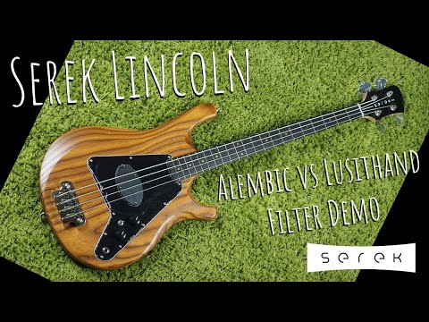 Serek Basses / Lincoln Bass Demo / Alembic vs Lusithand Filter Preamp Shoot Out