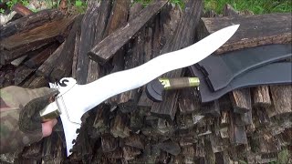 Memorial Day Weekend Cuts With The Cold Steel Kris Dagger - 4 Bottles? Filipino Weapons