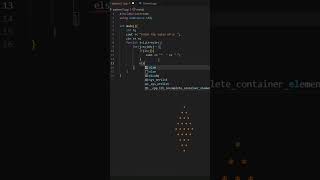 Diamond Pattern | Star pattern in C++ | Learn to code #shorts