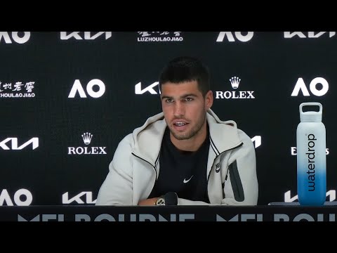 Australian Open 2025 - Carlos Alcaraz : "Joao Fonseca is someone I must be careful with"