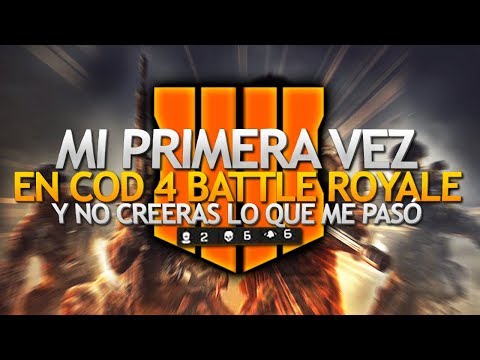 Mi Primera Vez En Cod Black Ops 4 Battle Royale Y No Creeras Lo Que Me Pasó ( Black Out )