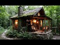 Man Builds A Bushcraft House In 30 Days Start To Finish