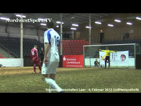 NORDWESTSPORT.TV: VfL Germania Leer - SV Frisia Loga 4:3 9m Finale Stadtmeisterschaft Leer 2012