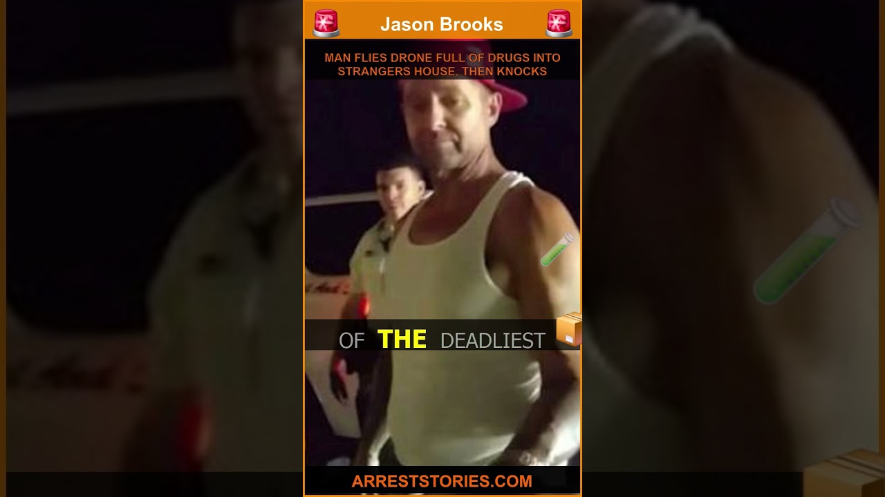 MAN FLIES DRONE FULL OF DRUGS INTO STRANGERS HOUSE, THEN KNOCKS