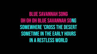 Blue Savannah • Erasure • Lyrics To Training
