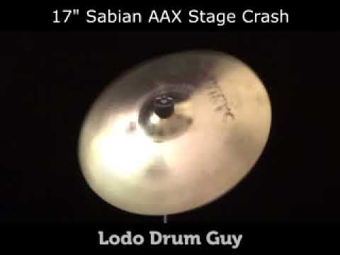 17" Sabian AAX Stage Crash Cymbal