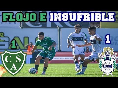 SARMIENTO 1-1 GIMNASIA LP - ANÁLISIS: FLOJO E INSUFRIBLE