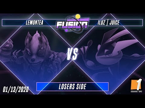 Fusion #6 - W2W | Lemontea (Wolf/Fox) Vs. Iluz | Juice (Greninja) - Top 8 Qualifier - Smash Ultimate