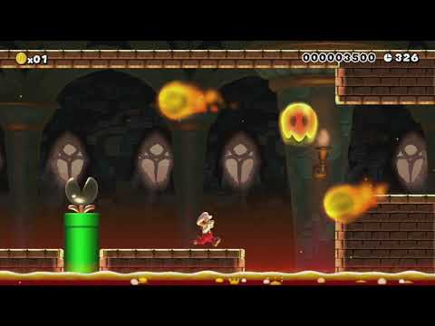 SuperNasoBros®[8-4]©NasoMCMLXXIX by Nasetto BG - Super Mario Maker - No Commentary 1bl