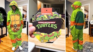 EASY Last Minute Halloween Costume Idea - TMNT Hooded Onesie!