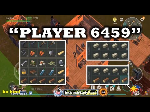"PLAYER 6459" using small box to block | REVENGE RAID - Last Day On Earth: Survival