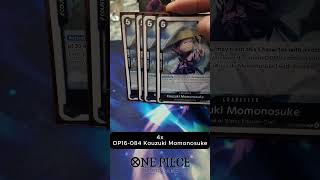 Decklist OP16 Yamato One Piece Card Game  #onepiececardgame